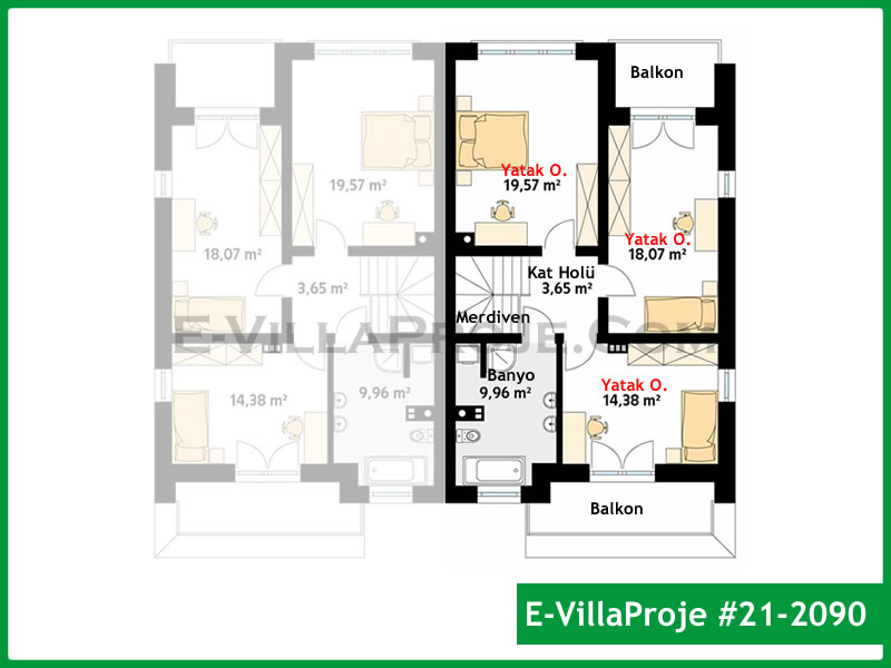 Ev Villa Proje #21 - 2090 Detay 3