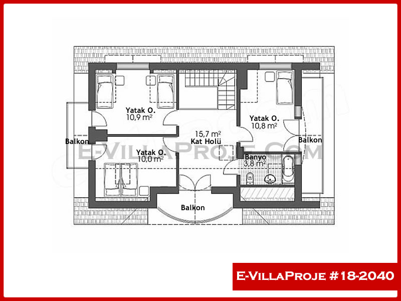 Ev Villa Proje #18 - 2040 Detay 3