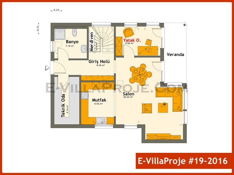 Ev Villa Proje #19 - 2016 Detay 2