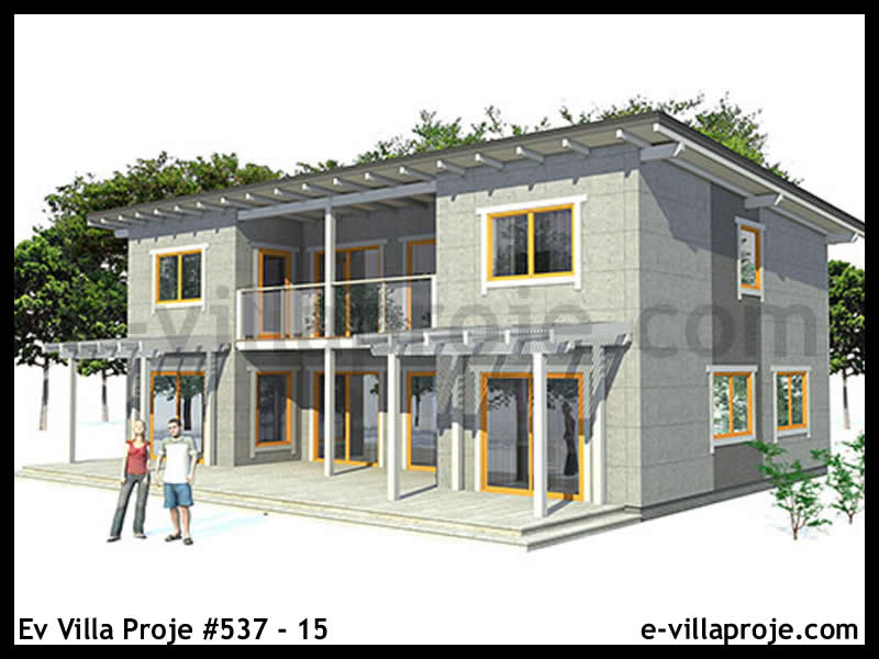 Kastamonu Ev Villa Proje #537 â- 15 Anahtar Teslim Çelik Villa