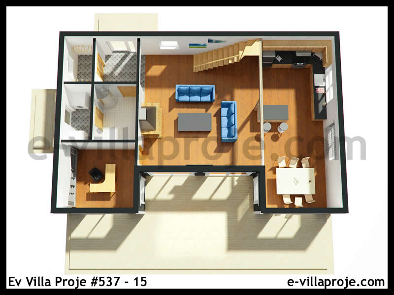 Ev Villa Proje #537 â- 15 Detay 7