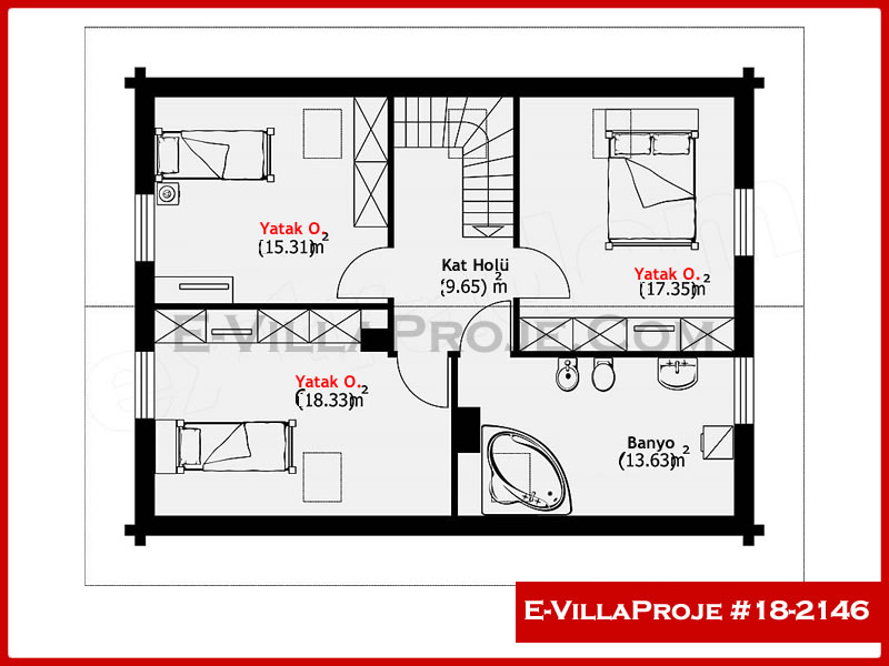 Ev Villa Proje #18 - 2146 Detay 3