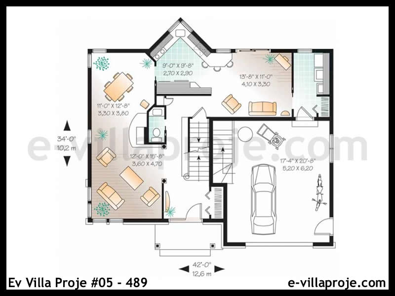 Ev Villa Proje #05 - 489 Detay 2
