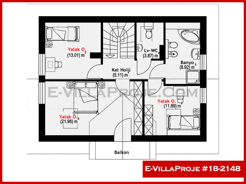 Ev Villa Proje #18 - 2148 Detay 3