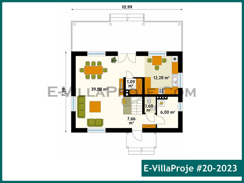 Ev Villa Proje #20 - 2023 Detay 2