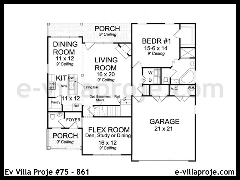 Ev Villa Proje #75 - 861 Detay 2