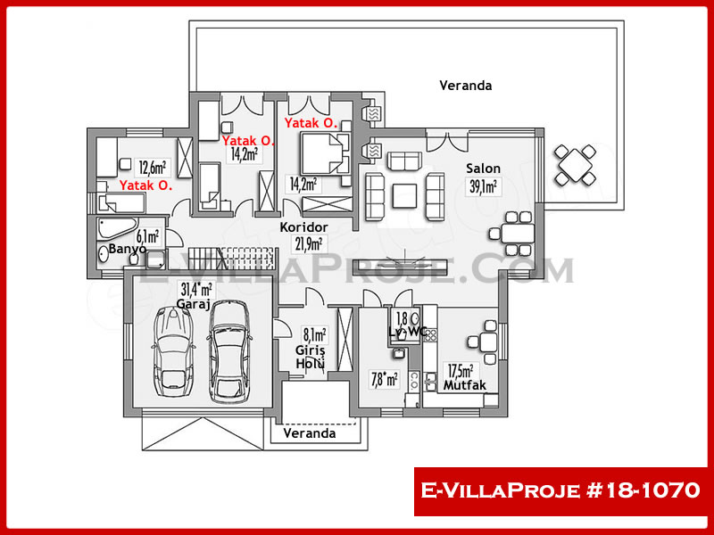 Ev Villa Proje #18 - 1070 Detay 2
