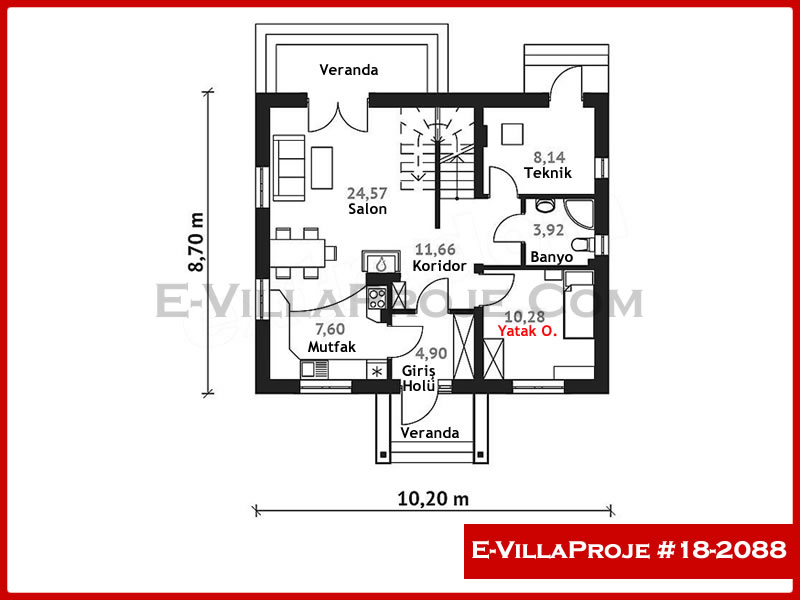 Ev Villa Proje #18 - 2088 Detay 2