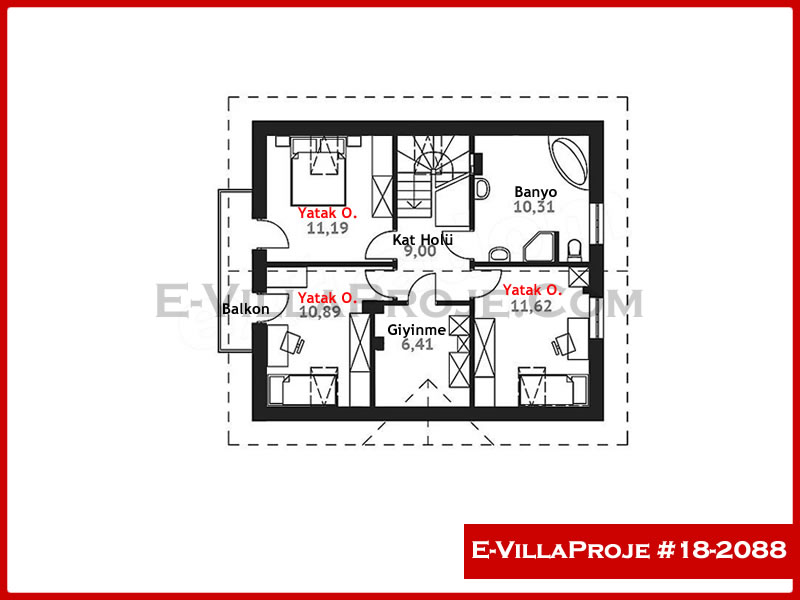 Ev Villa Proje #18 - 2088 Detay 3