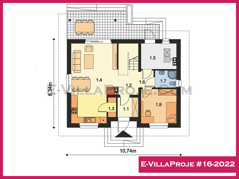 Ev Villa Proje #16 - 2022 Detay 2