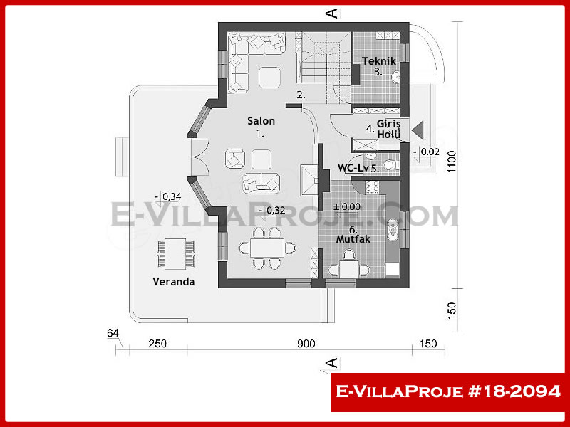 Ev Villa Proje #18 - 2094 Detay 2