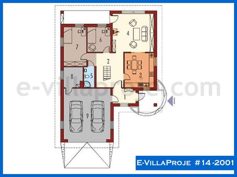 Ev Villa Proje #14 - 2001 Detay 2