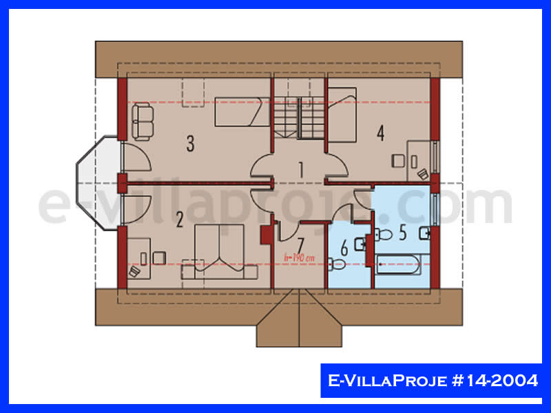 Ev Villa Proje #14 - 2004 Detay 3