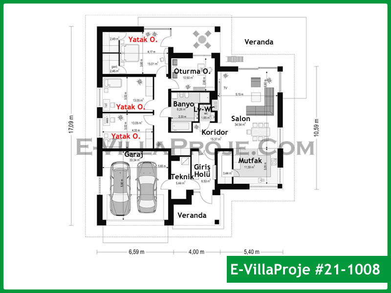Ev Villa Proje #21 - 1008 Detay 2