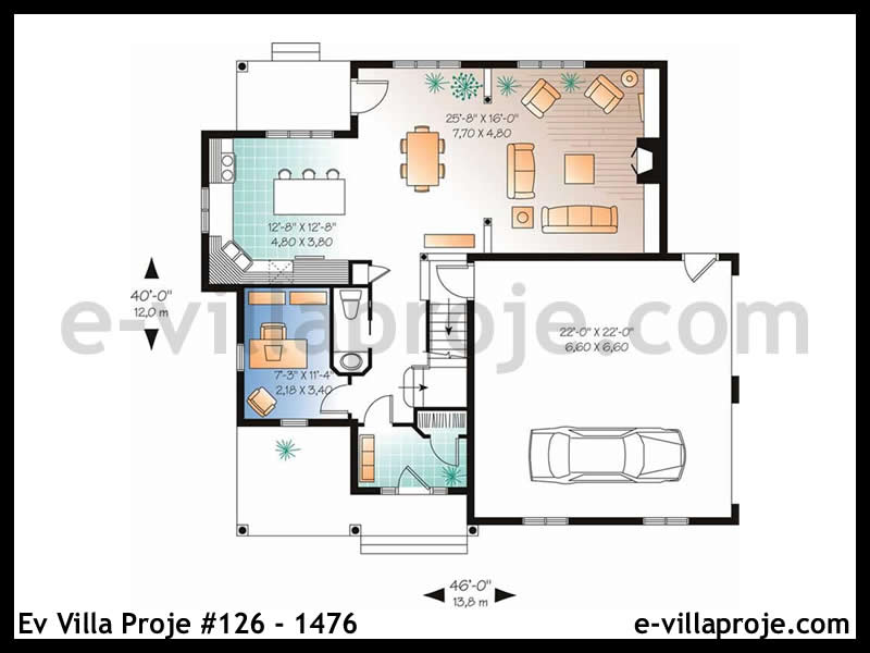 Ev Villa Proje #126 - 1476 Detay 2