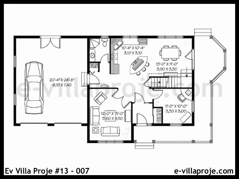 Ev Villa Proje #13 - 007 Detay 2