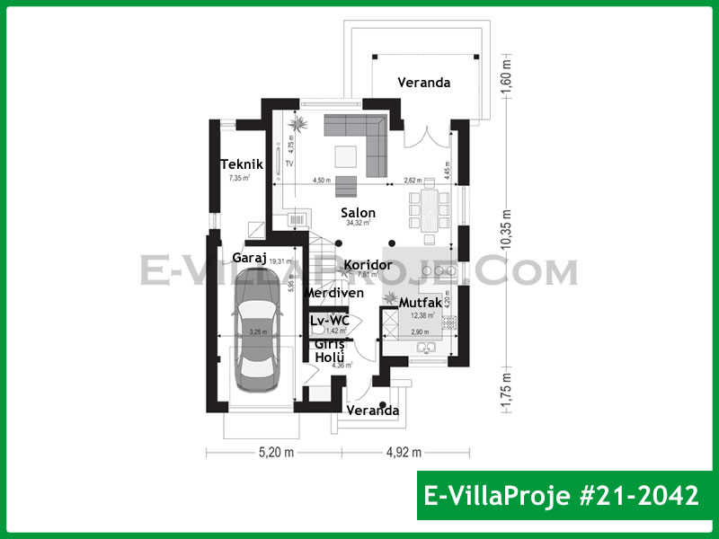 Ev Villa Proje #21 - 2042 Detay 2