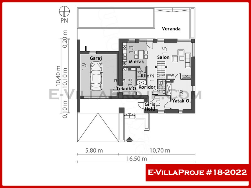 Ev Villa Proje #18 - 2022 Detay 2