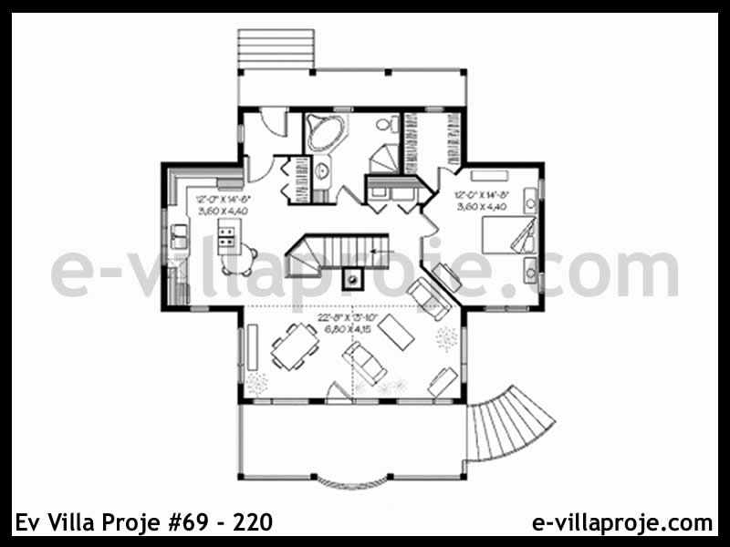 Ev Villa Proje #69 - 220 Detay 2