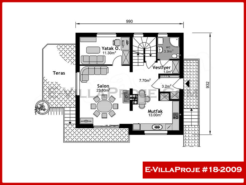 Ev Villa Proje #18 - 2009 Detay 2