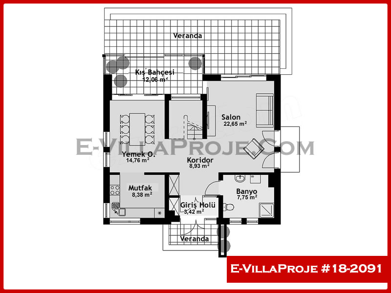 Ev Villa Proje #18 - 2091 Detay 2