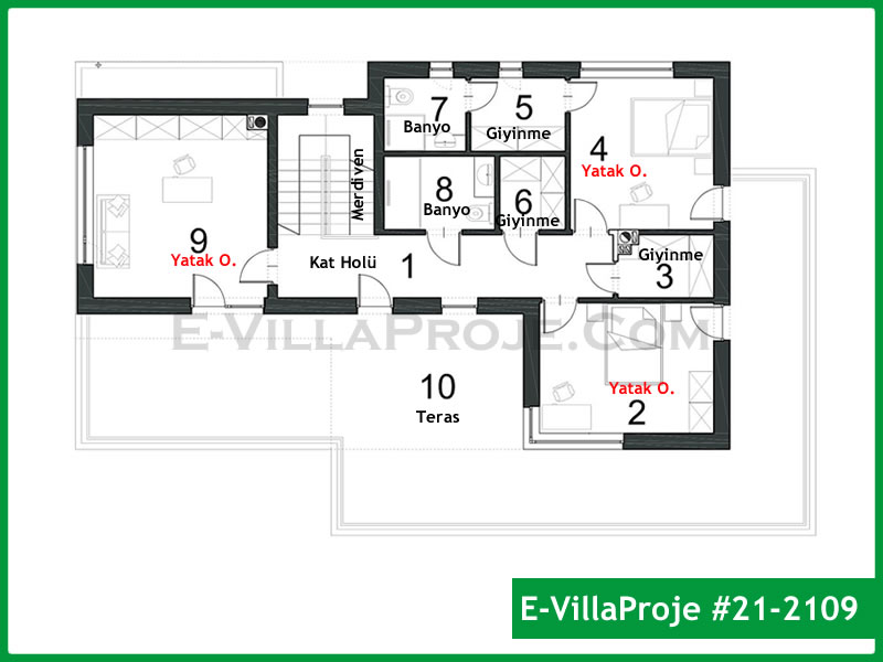 Ev Villa Proje #21 - 2109 Detay 3