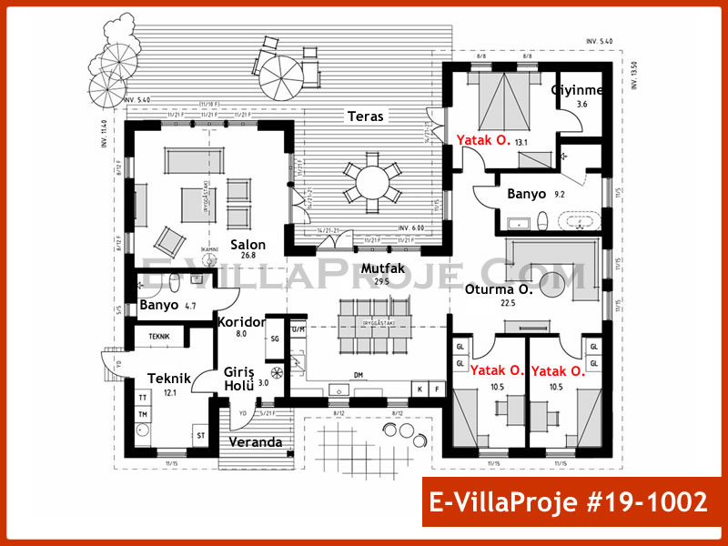 Ev Villa Proje #19 - 1002 Detay 2