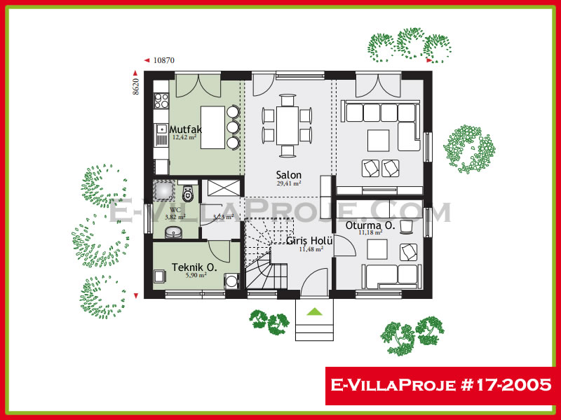 Ev Villa Proje #17 - 2005 Detay 2