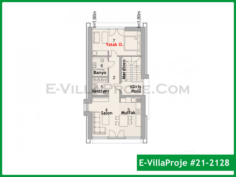 Ev Villa Proje #21 - 2128 Detay 2
