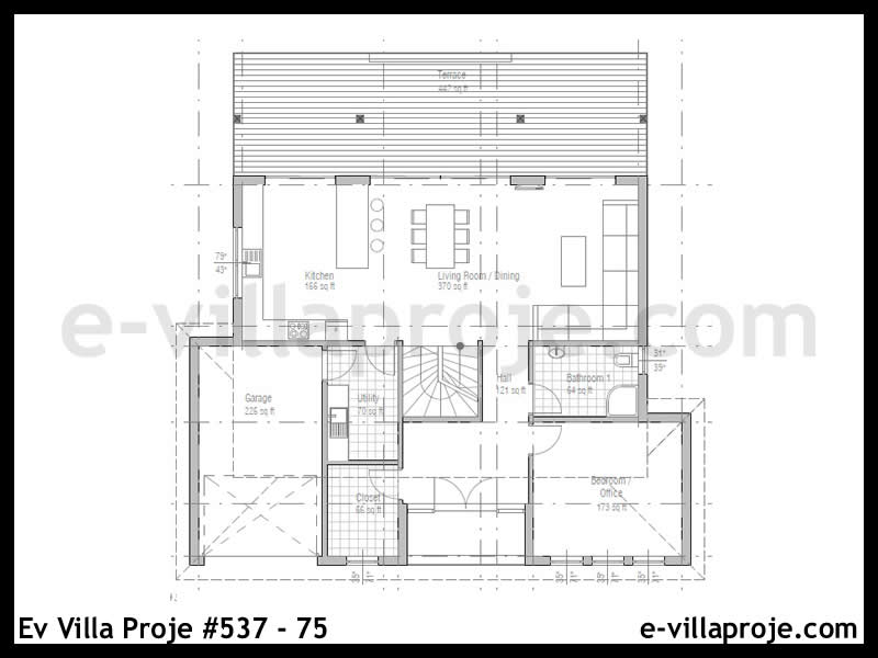 Ev Villa Proje #537 â- 75 Detay 2