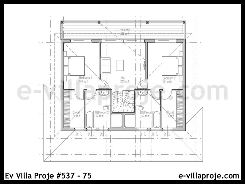 Ev Villa Proje #537 â- 75 Detay 3