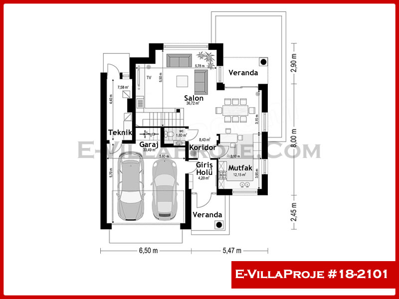 Ev Villa Proje #18 - 2101 Detay 2