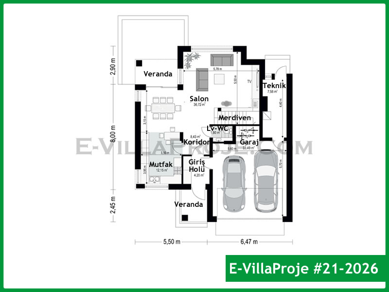 Ev Villa Proje #21 - 2026 Detay 2