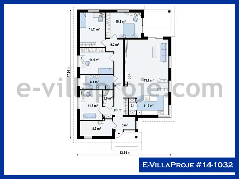 Ev Villa Proje #14 - 1032 Detay 2