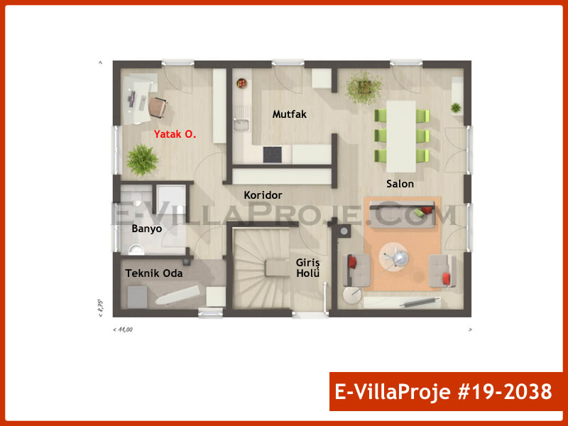 Ev Villa Proje #19 - 2038 Detay 2