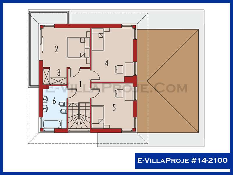 Ev Villa Proje #14 - 2100 Detay 3