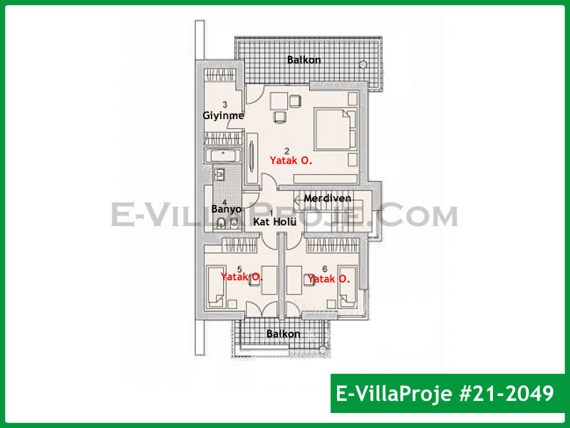 Ev Villa Proje #21 - 2049 Detay 3