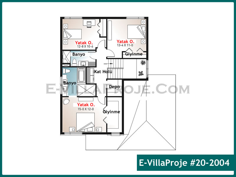 Ev Villa Proje #20 - 2004 Detay 3