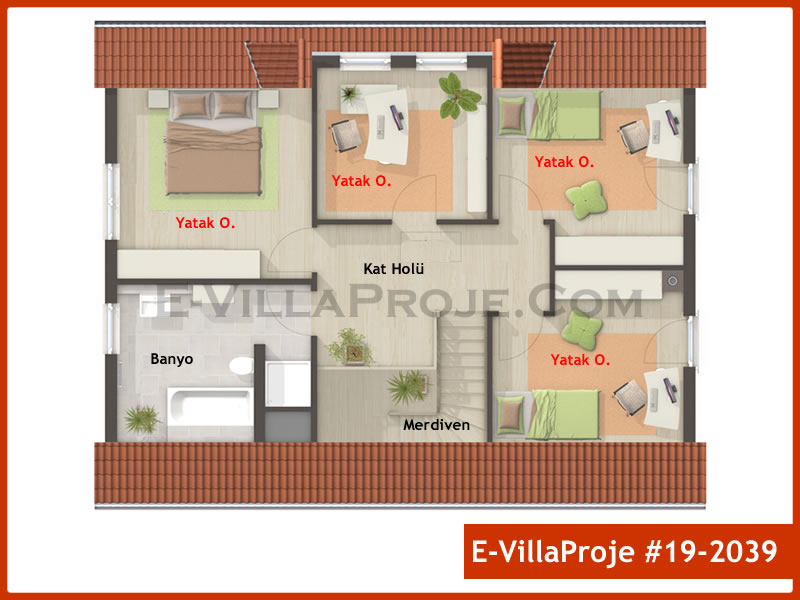 Ev Villa Proje #19 - 2039 Detay 3