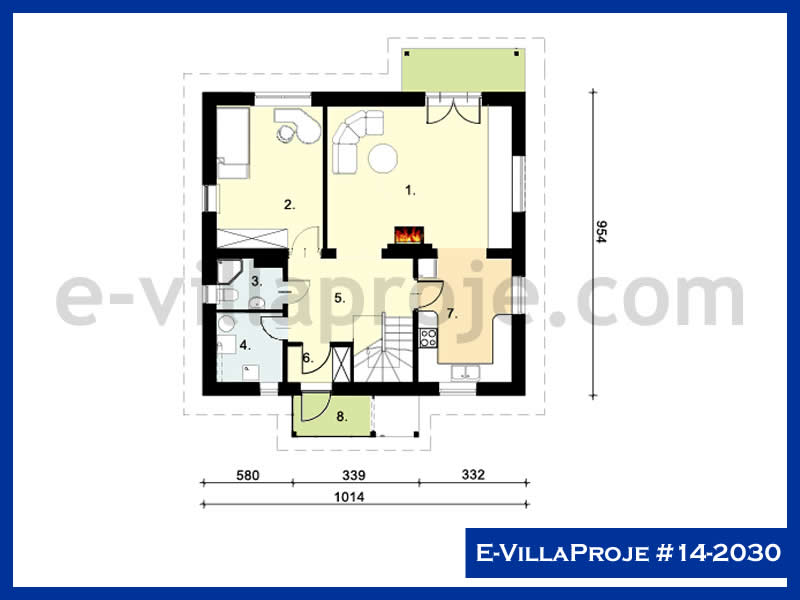 Ev Villa Proje #14 - 2030 Detay 2