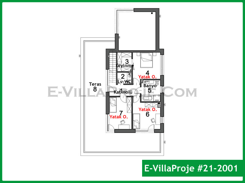 Ev Villa Proje #21 - 2001 Detay 3