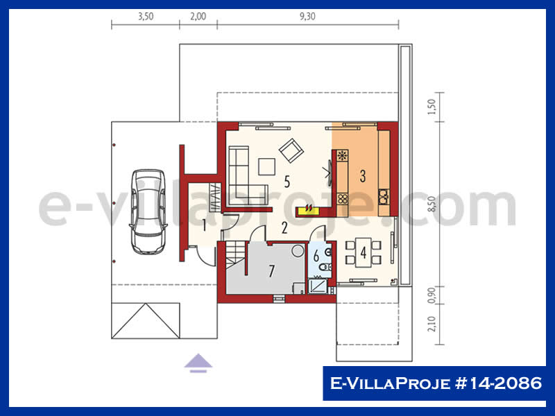 Ev Villa Proje #14 - 2086 Detay 2