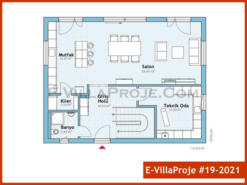 Ev Villa Proje #19 - 2021 Detay 2