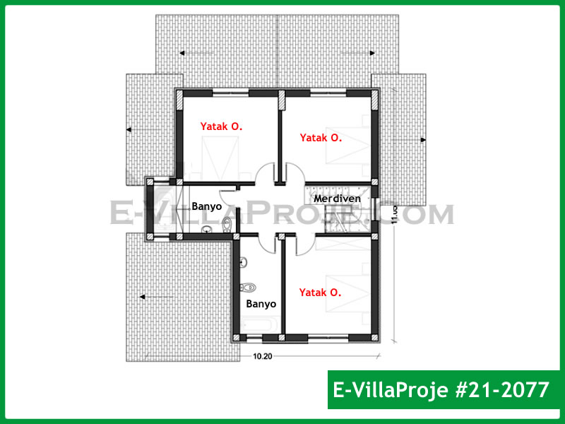 Ev Villa Proje #21 - 2077 Detay 3