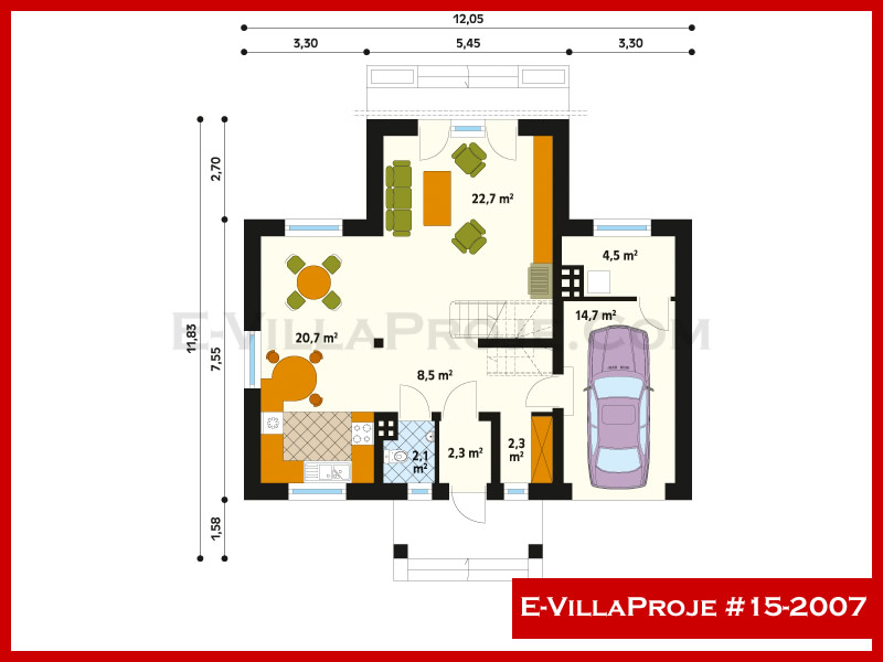 Ev Villa Proje #15 - 2007 Detay 2