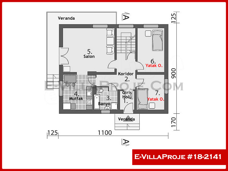 Ev Villa Proje #18 - 2141 Detay 2