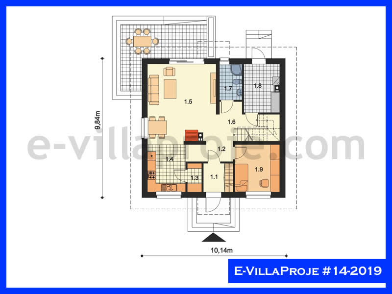 Ev Villa Proje #14 - 2019 Detay 2
