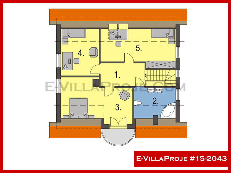Ev Villa Proje #15 - 2043 Detay 3