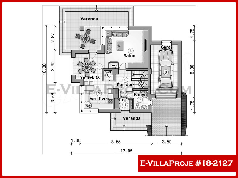 Ev Villa Proje #18 - 2127 Detay 2