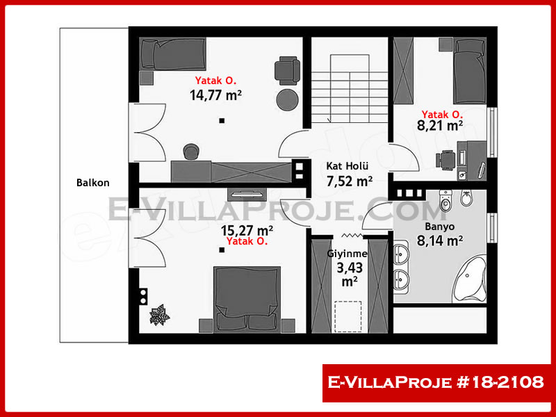 Ev Villa Proje #18 - 2108 Detay 3